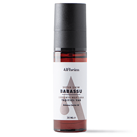 Alfheim Babassu Taşıyıcı Sabit Yağı/ Babassu Yağı/ Aromaterapi/ Taşıyıcı Yağ/ 30 Ml